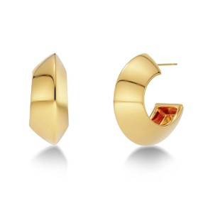 Edblad Bead Creoles L Gold Σκουλαρίκια