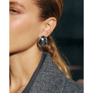 Edblad Gallant Studs Maxi Steel Σκουλαρίκια