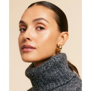 Edblad Chunky Creoles L Gold Σκουλαρίκια