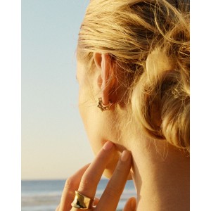 Edblad Cane Hoops Multi S Gold Σκουλαρίκια