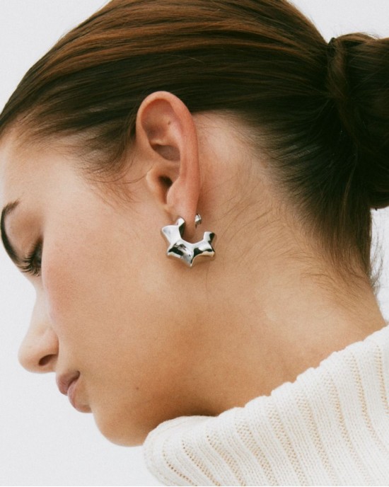 Edblad Cane Hoops Multi L Steel Σκουλαρίκια