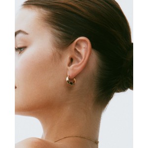 Edblad Helix Hoops S Gold Σκουλαρίκια