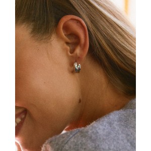 Edblad Helix Hoops S Steel Σκουλαρίκια