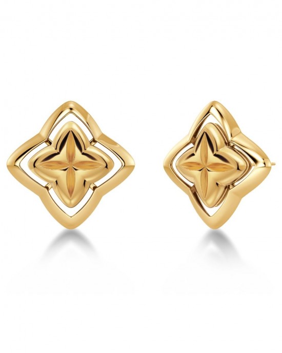 Edblad Scala Studs L Gold Σκουλαρίκια