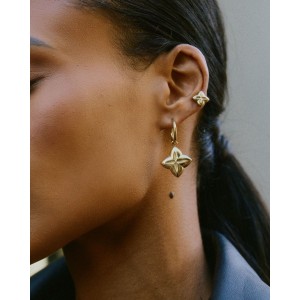 Edblad Scala Hoops L Gold Σκουλαρίκια