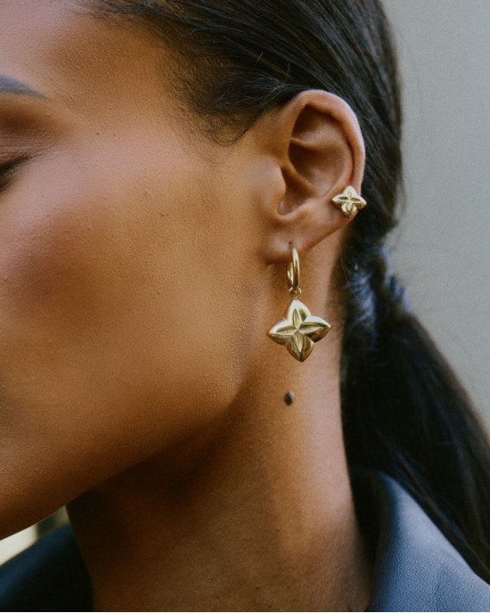 Edblad Scala Hoops L Gold Σκουλαρίκια