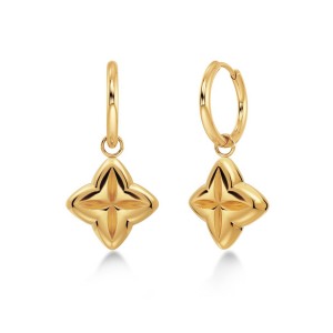 Edblad Scala Hoops L Gold Σκουλαρίκια