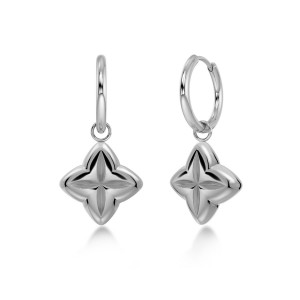 Edblad Scala Hoops L Steel Σκουλαρίκια