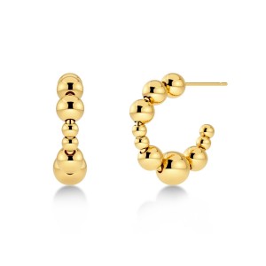 Edblad Sphere Hoops Gold Σκουλαρίκια