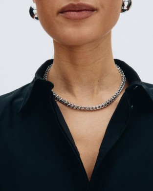 Edblad Spiga Chain Steel Κολιέ