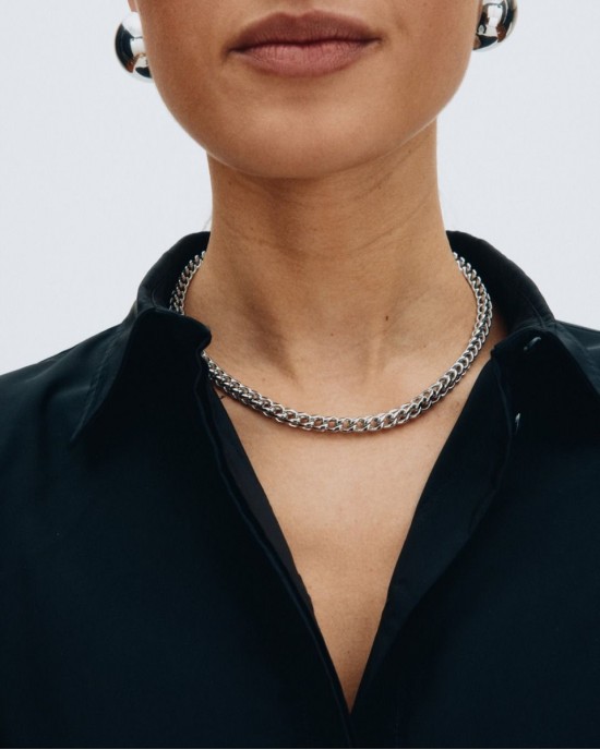 Edblad Spiga Chain Steel Κολιέ