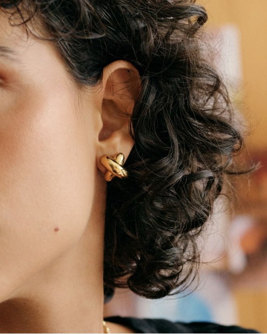 Edblad Alexa Studs L Gold Σκουλαρίκια