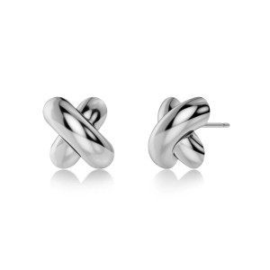 Edblad Alexa Studs L Silver Σκουλαρίκια