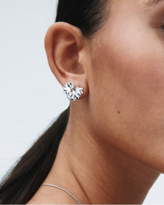 Edblad Gerana Studs S Silver Σκουλαρίκια
