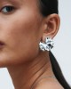 Edblad Gerana Studs L Silver Σκουλαρίκια