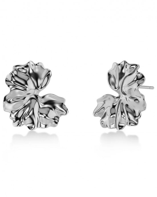 Edblad Gerana Studs L Silver Σκουλαρίκια