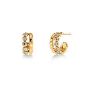 Edblad Grace Hoops S Gold Σκουλαρίκια