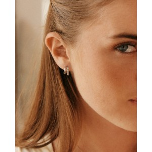 Edblad Grace Hoops S Silver Σκουλαρίκια