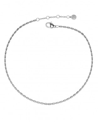 Edblad Seed Bead Anklet Silver Βραχιόλι