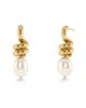 Edblad Swivel Pearl L Gold Σκουλαρίκια