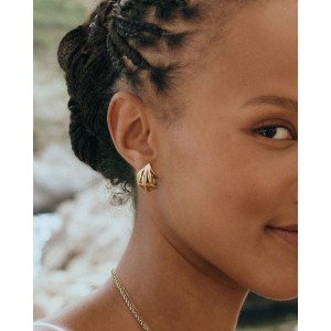 Edblad Petal Studs S Gold Σκουλαρίκια
