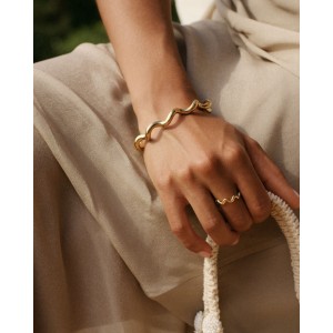 Edblad Spiral Bangle Gold Βραχιόλι