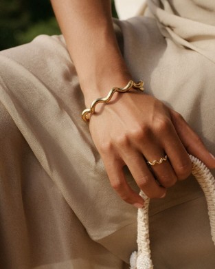 Edblad Spiral Bangle Gold Βραχιόλι
