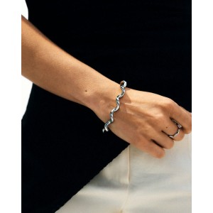Edblad Spiral Bangle Silver Βραχιόλι