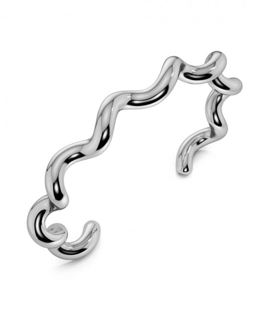 Edblad Spiral Bangle Silver Βραχιόλι