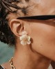 Edblad Wildflower Off-White/Gold Studs Σκουλαρίκια