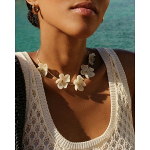 Edblad Wildflower Gold/White Κολιέ