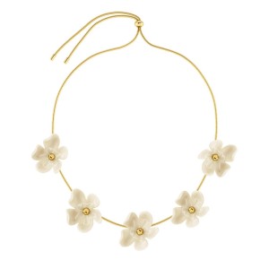 Edblad Wildflower Gold/White Κολιέ