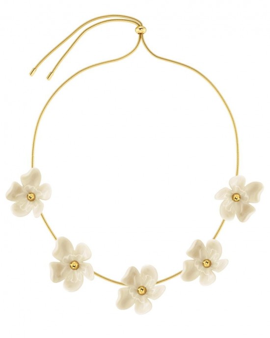 Edblad Wildflower Gold/White Κολιέ