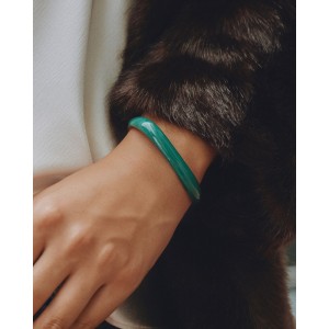 Edblad Lore Bangle Green Gold Βραχιόλι