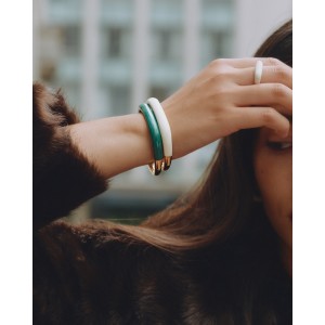 Edblad Lore Bangle Off White Gold Βραχιόλι