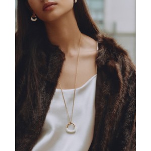 Edblad Lore Off White Gold Κολιέ