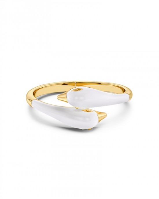 Edblad Lovebirds Bangle White Gold Βραχιόλι