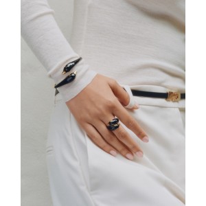 Edblad Lovebirds Black Gold Δαχτυλίδι