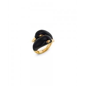 Edblad Lovebirds Black Gold Δαχτυλίδι