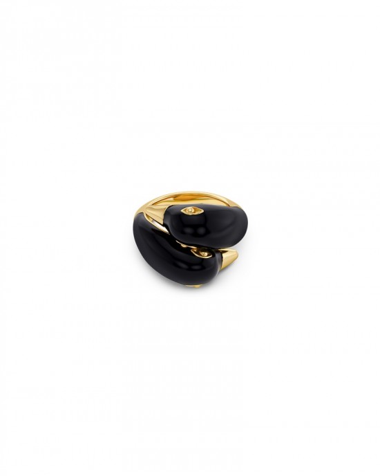 Edblad Lovebirds Black Gold Δαχτυλίδι