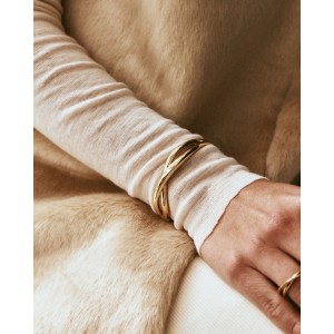 Edblad Nouveau Bangle Gold Βραχιόλι