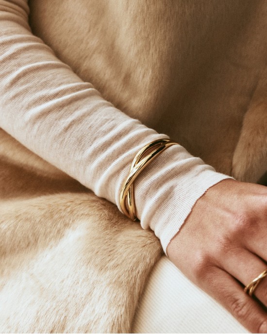 Edblad Nouveau Bangle Gold Βραχιόλι
