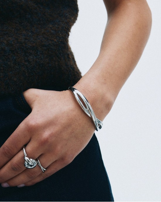 Edblad Nouveau Bangle Silver Βραχιόλι