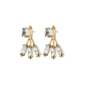 Edblad Timeless Front/Back Σκουλαρίκια Χρυσό