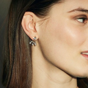 Edblad Timeless Front/Back Σκουλαρίκια Χρυσό