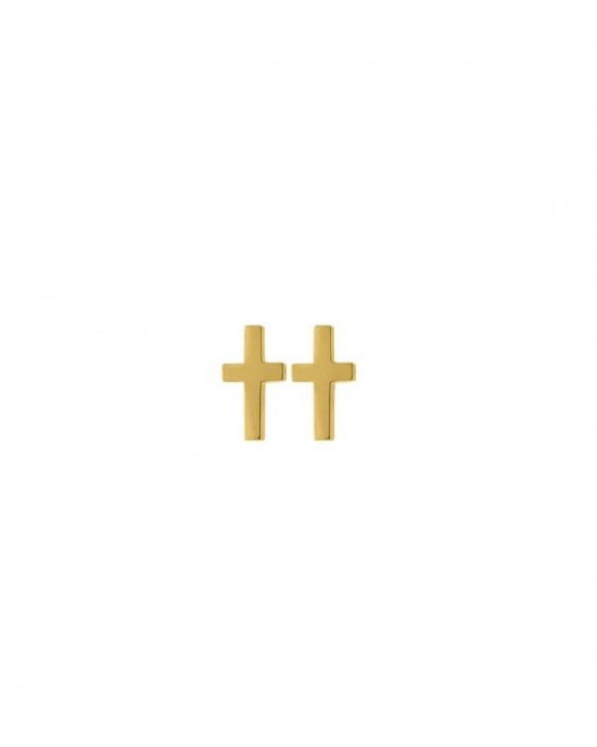 Edblad Cross Studs Σκουλαρίκια Χρυσό