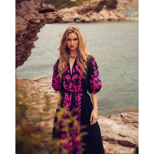 Eirianna Irene Black Long Φόρεμα