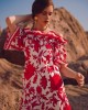 Eirianna Audrey In Red Long Φόρεμα