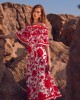 Eirianna Audrey In Red Long Φόρεμα