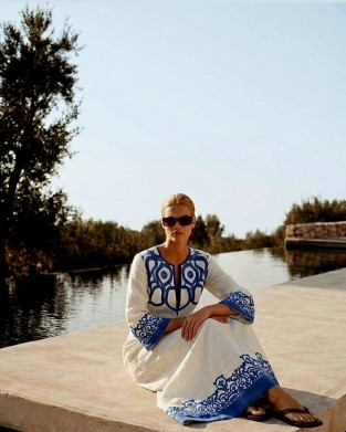 Eirianna Aegean Glow Long Φόρεμα